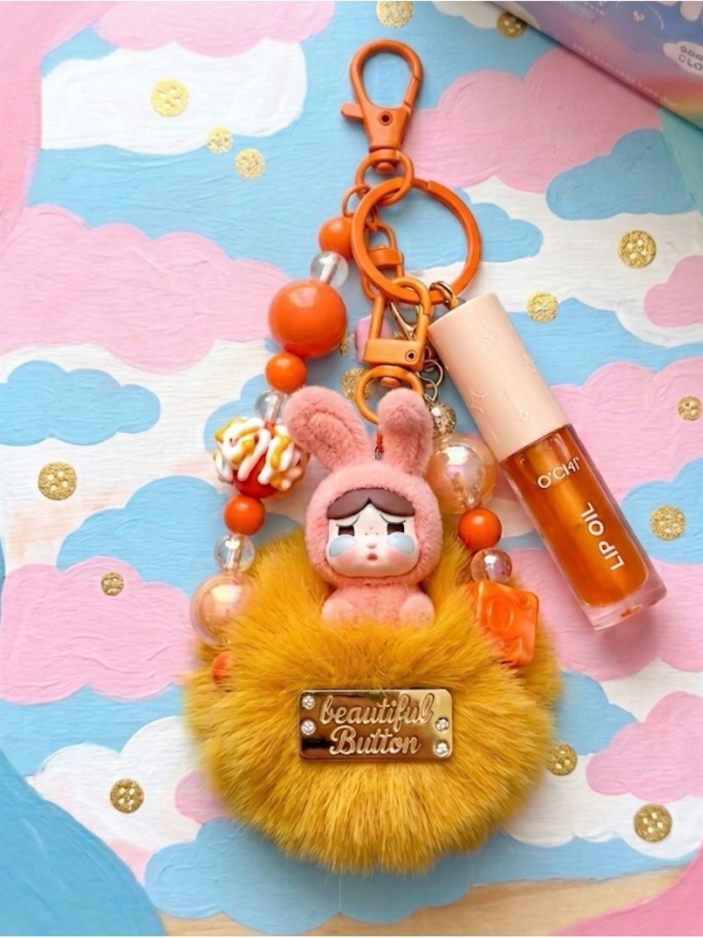 custom junk keychain